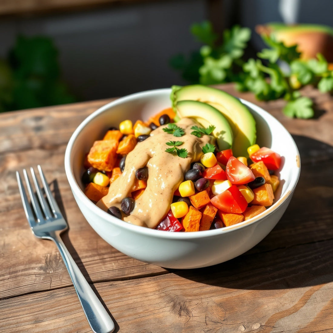 Chipotle Sweet Potato Taco Bowl